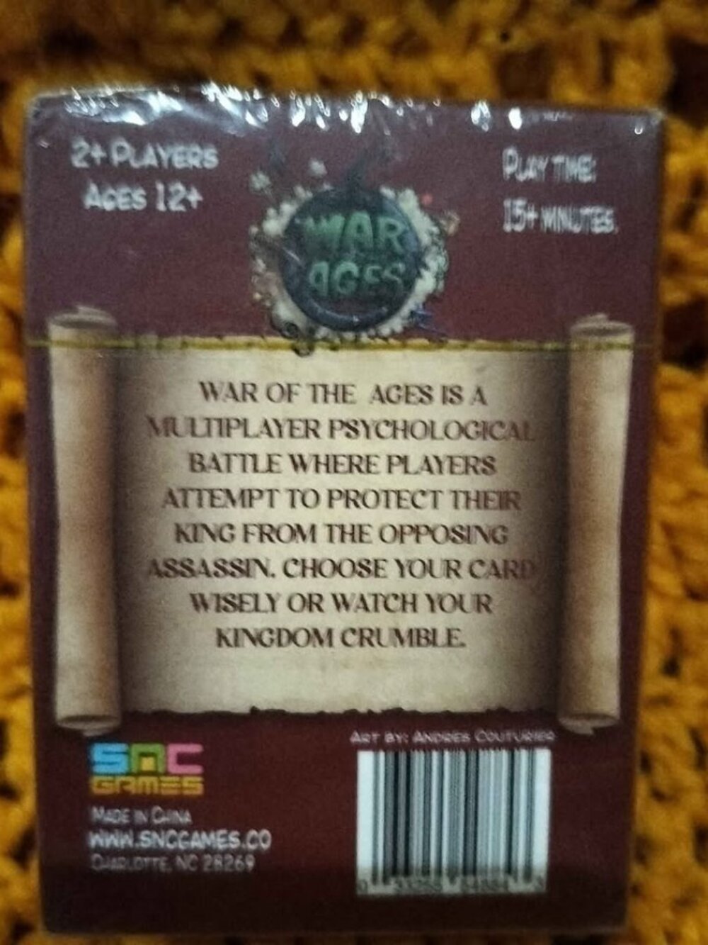 War of Ages Card Game - New and Sealed